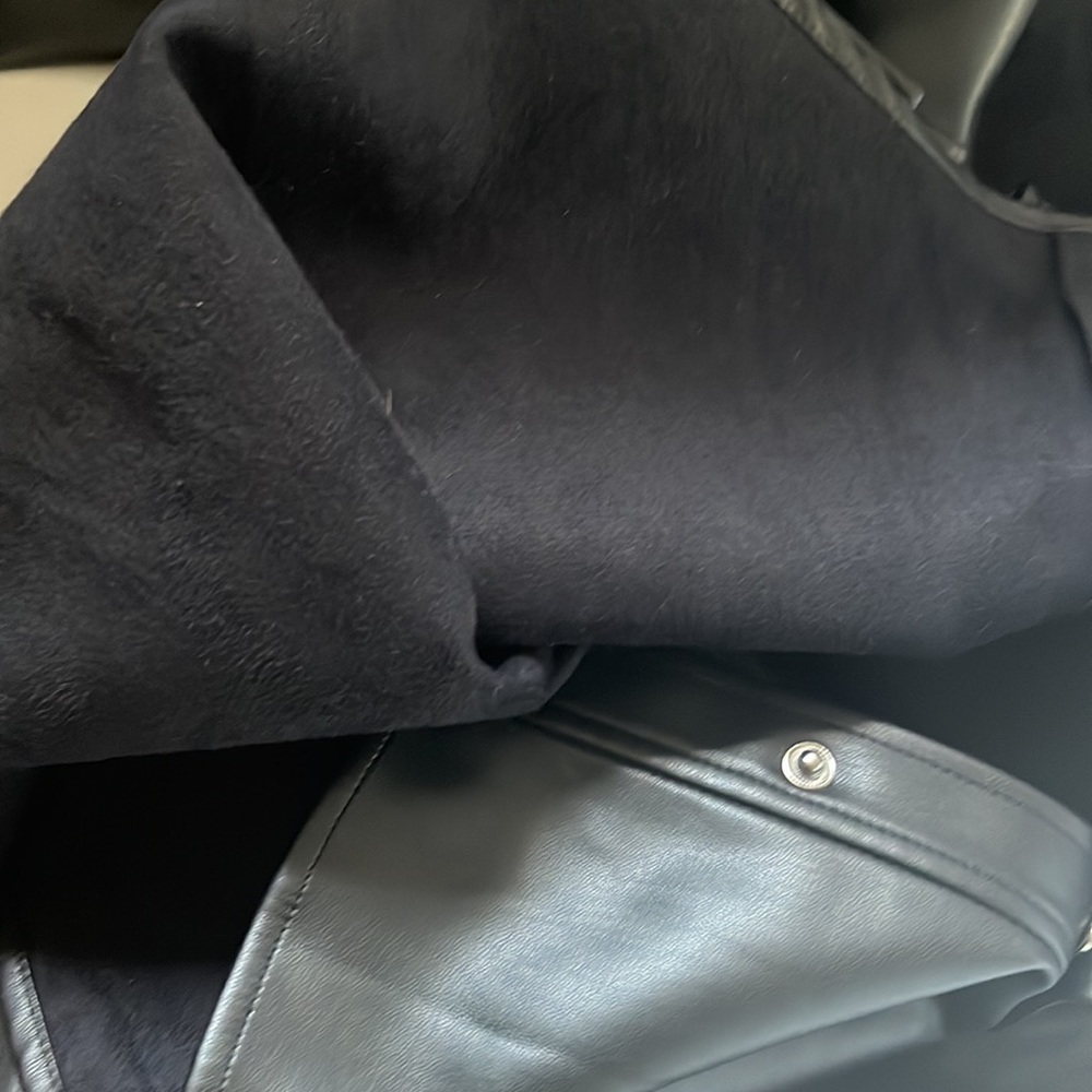JUSTFAB pleather button down - Picture 6 of 6